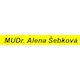 MUDr. Alena Šebková - logo