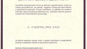 A - Z elektra spol. s r.o. - profilová fotografie