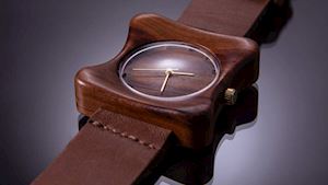 Dřevěné hodinky Edison