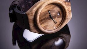 Dřevěné hodinky Aladin