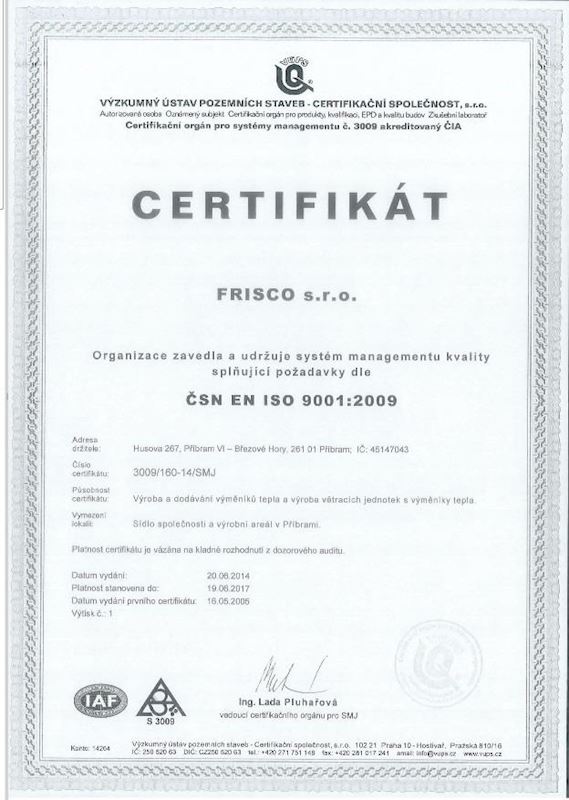FRISCO s.r.o. - chladicí a klimatizační zařízení - fotografie 13/14