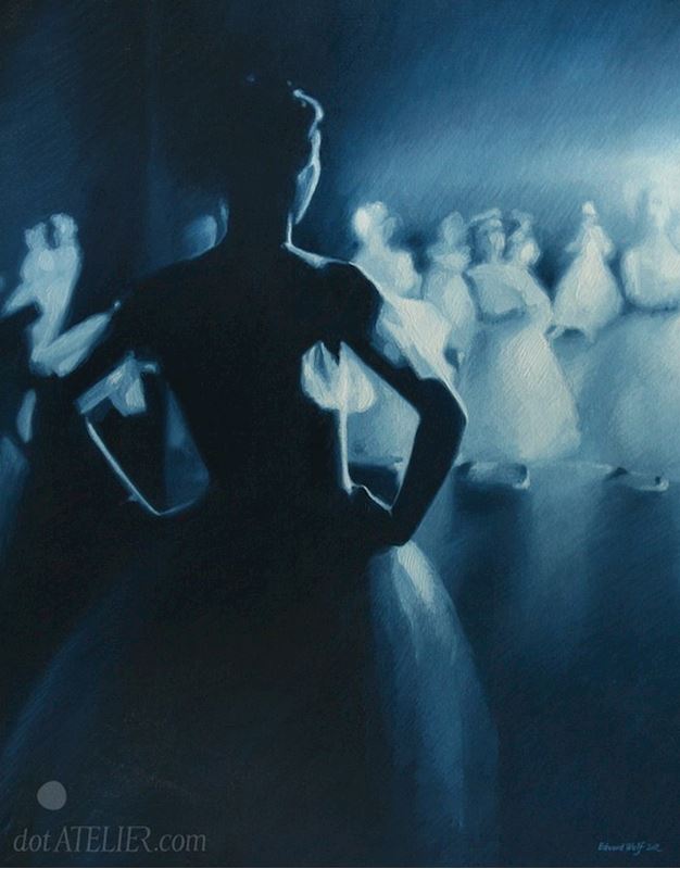 "Baletka" – krásný obraz na plátně