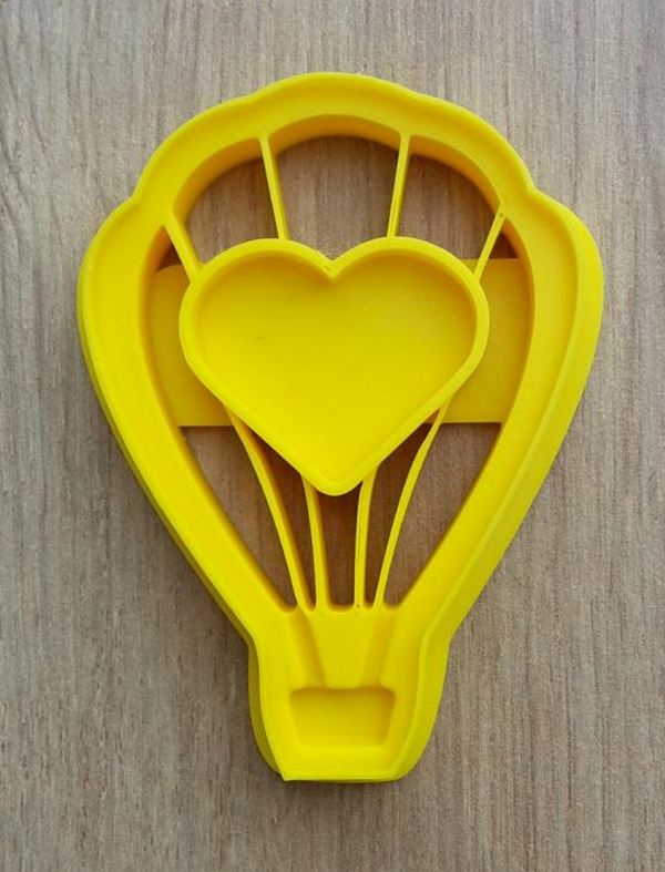Vykrajovátka z 3D tiskárny - balon srdce