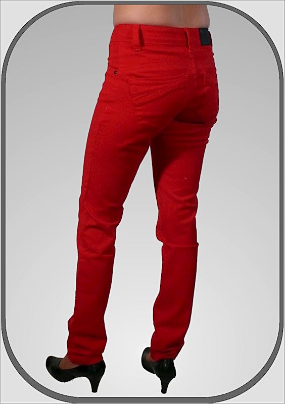 Dámské červené kalhoty