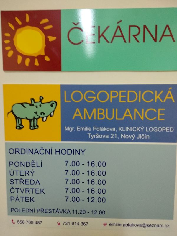 Logopedická ambulance - Mgr. Emilie Poláková a Mgr. Jana Dlouhá - fotografie 3/8